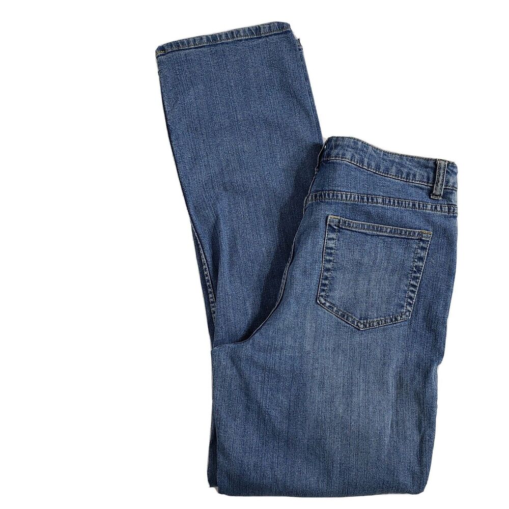 Coldwater Creek Womens Jeans Size 6 Blue Mid Rise Bootcut Leg Denim Medium Wash - Picture 3 of 11
